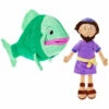 Hallmark Jonah And The Big Fish Stuffed Doll Set 2 Hallmark Jonah And The Big Fish Stuffed Doll Set -Hallmark Shop 0001 KID1122
