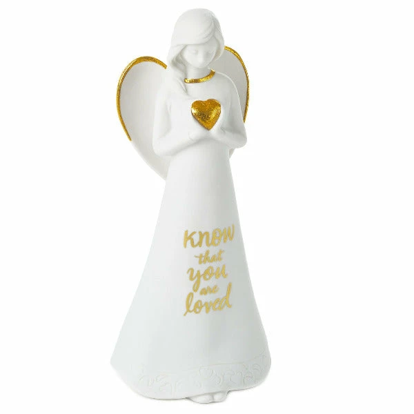 Hallmark Know That You Are Loved Angel Figurine, 8.25" 3 Hallmark Know That You Are Loved Angel Figurine, 8.25"
