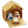 Hallmark Little Bitts™ Nativity And Manger Set, 4 Pieces -Hallmark Shop 0001KCX1007
