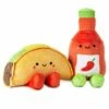 Hallmark Large Better Together Taco And Hot Sauce Magnetic Plush, 16" 1 Hallmark Large Better Together Taco And Hot Sauce Magnetic Plush, 16" -Hallmark Shop 0001KID1608