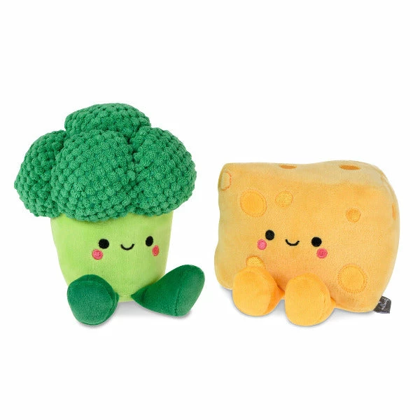 Hallmark Better Together Broccoli And Cheese Magnetic Plush, 5.75" 3 Hallmark Better Together Broccoli And Cheese Magnetic Plush, 5.75"