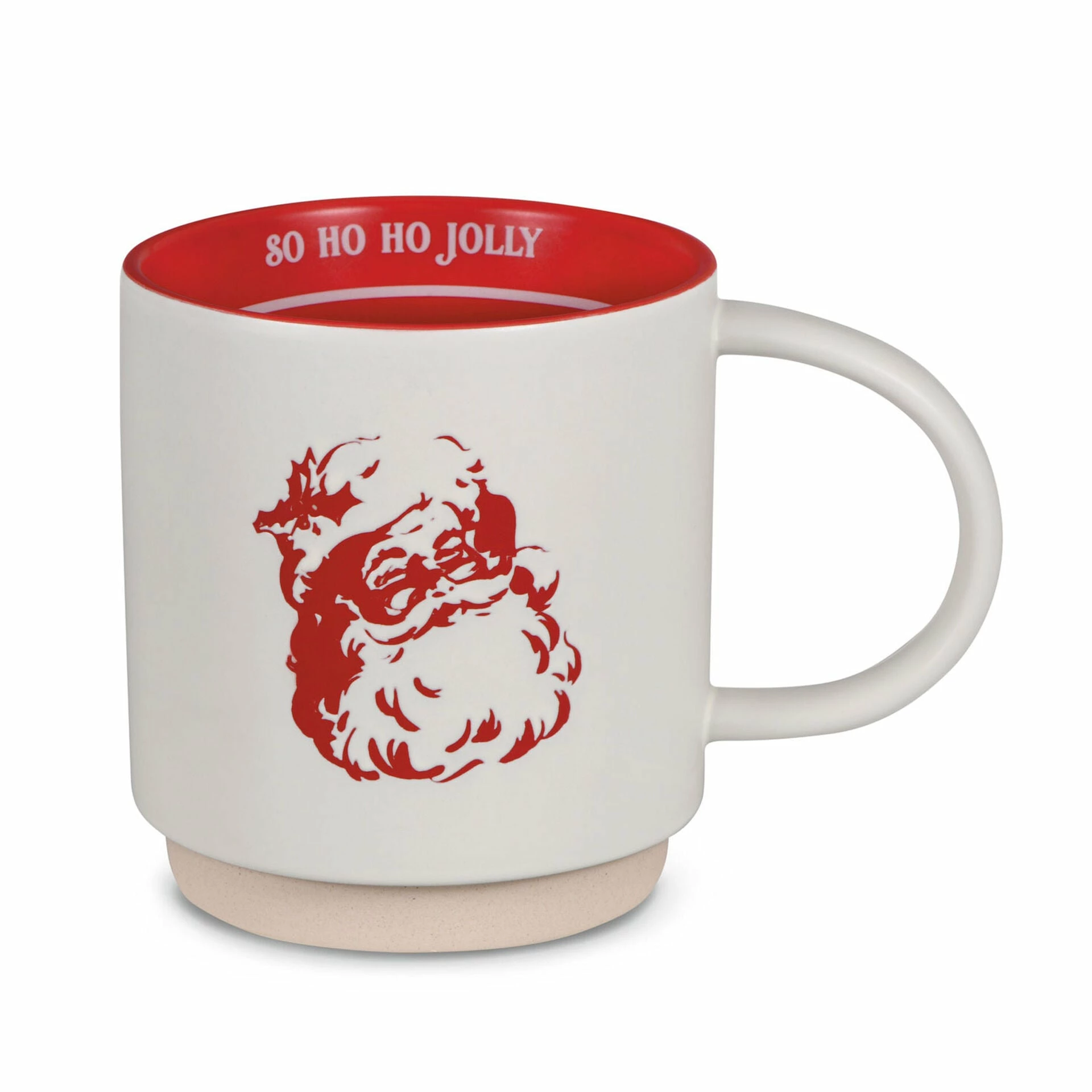 Hallmark So Ho Ho Jolly Santa Christmas Mug, 21 Oz. 3 Hallmark So Ho Ho Jolly Santa Christmas Mug, 21 Oz.