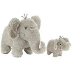 Hallmark Big And Little Elephant Singing Stuffed Animals With Motion, 8" 8 Hallmark Big And Little Elephant Singing Stuffed Animals With Motion, 8" -Hallmark Shop Big and Little Elephant Singing Plush With Motion 1BBY4694 03