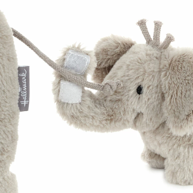Hallmark Big And Little Elephant Singing Stuffed Animals With Motion, 8" 6 Hallmark Big And Little Elephant Singing Stuffed Animals With Motion, 8" - Image 4