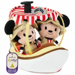 Hallmark Itty Bittys® Walt Disney World 50th Anniversary Jungle Cruise Mickey And Minnie Plush, Set Of 3 -Hallmark Shop Disney Jungle Cruise Boat Mickey and Minnie itty bittys 1KDD2118 05