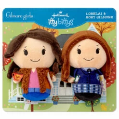 Hallmark Itty Bittys® Gilmore Girls Lorelai And Rory Gilmore Plush, Set Of 2 -Hallmark Shop Gilmore Girls Rory and Lorelai Plush itty bittys 1KDD2138 03