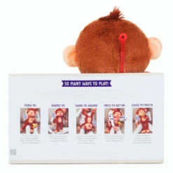 Hallmark Goin' Bananas Monkey Singing Stuffed Animal, 12" 11 Hallmark Goin' Bananas Monkey Singing Stuffed Animal, 12" -Hallmark Shop Goin Bananas Interactive Monkey Stuffed Animal With Sound 1PSB2187 05