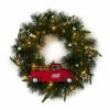 Hallmark Channel Truck Motion-Activated Wreath With Sound And Light, 14" -Hallmark Shop Hallmark Channel Truck Wreath With Sound and Light 1XKT3406 01