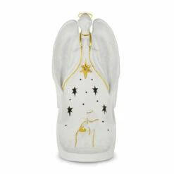 Hallmark Nativity Angel Figurine Christmas Tea-Light Holder, 11.75"