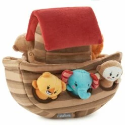 Hallmark Noah's Ark And Animals Plush Playset, 7 Pieces -Hallmark Shop KFA2015 02
