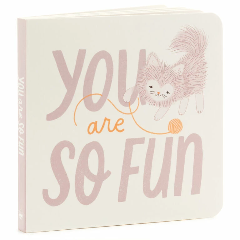 Hallmark MopTops Furry Cat Stuffed Animal With You Are So Fun Board Book 6 Hallmark MopTops Furry Cat Stuffed Animal With You Are So Fun Board Book - Image 4