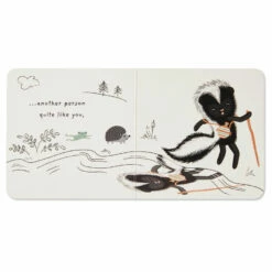 Hallmark MopTops Skunk Stuffed Animal With You Are Unique Board Book -Hallmark Shop MopTops Plush Skunk Stuffed Animal and Board Book 1KID2082 06