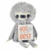 Hallmark MopTops Sloth Stuffed Animal With You Are The Best Board Book 1 Hallmark MopTops Sloth Stuffed Animal With You Are The Best Board Book -Hallmark Shop MopTops Plush Sloth Stuffed Animal and Board Book 1KID2083 01