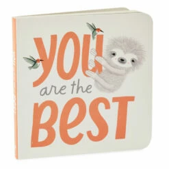 Hallmark MopTops Sloth Stuffed Animal With You Are The Best Board Book -Hallmark Shop MopTops Plush Sloth Stuffed Animal and Board Book 1KID2083 04