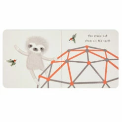 Hallmark MopTops Sloth Stuffed Animal With You Are The Best Board Book -Hallmark Shop MopTops Plush Sloth Stuffed Animal and Board Book 1KID2083 06