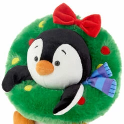 Hallmark Playful Penguins All Decked Out Musical Plush Penguin With Light And Motion -Hallmark Shop Musical Playful Penguins Plush With Light Motion 1KCX1100 03