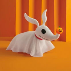 Hallmark Disney Tim Burton's The Nightmare Before Christmas Zero Plush With Light, Sound And Motion