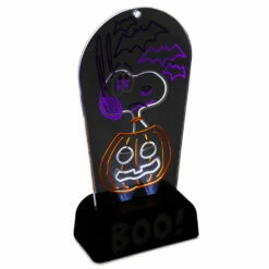 Hallmark Peanuts® Snoopy Boo! Light-Up Sign -Hallmark Shop Peanuts Snoopy Boo LightUp Sign 1HGN1517 03