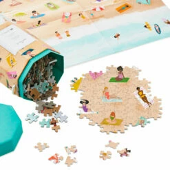 Hallmark Just Beachy 1,000-Piece Jigsaw Puzzle -Hallmark Shop People on Beach 1000 Piece Jigsaw Puzzle 1PUZ1427 02