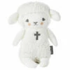 Hallmark Lullaby Lamb Musical Stuffed Animal, 8.25" 1 Hallmark Lullaby Lamb Musical Stuffed Animal, 8.25" -Hallmark Shop White Plush Lamb With Cross Stuffed Animal 1BBY4720 01